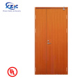 Factory Direct Supply Hotel 90min Fire Classé de porte en bois Solid Core Door Europe Certificat